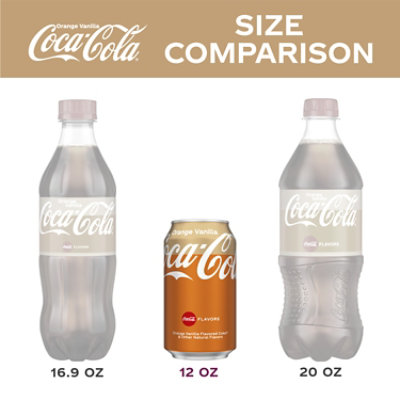 Coca-Cola Soda Pop Orange Vanilla - 12-12 Fl. Oz. - Image 3