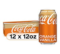 Coca-Cola Soda Pop Orange Vanilla - 12-12 Fl. Oz.