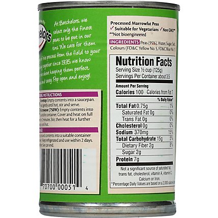 Batchelors Mushy Peas Canned - 14.8 Oz - Image 6