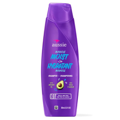 Aussie Miracle Moist Paraben Free Shampoo with Avocado & Jojoba Oil - 12.1 Fl. Oz. - Image 8