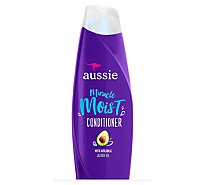 Aussie Miracle Moist Paraben Free Conditioner w/ Avocado & Jojoba Oil for Dry Hair - 12.1 Fl. Oz.