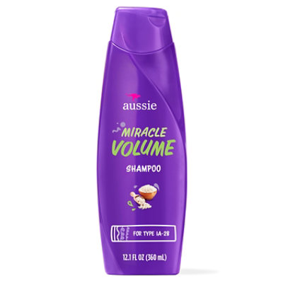 Aussie Miracle Volume Paraben Free Shampoo with Plum & Bamboo for Fine Hair