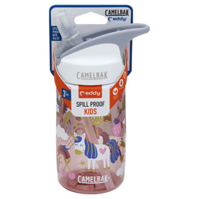 Camelbak Eddy Kids Water Bottle Spill Proof Bite Valve Unicorn 12 Ounce - Each