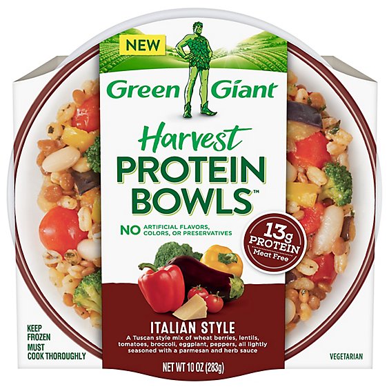 Green Giant Harvest Protein Bowls Italian Style - 10 Oz