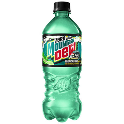 Mountain Dew Soda Zero Sugar Baja Blast - 20 Fl. Oz. - Image 3