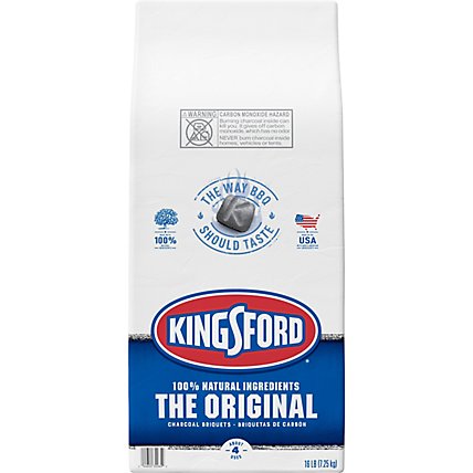 Kingsford Original Barbecue Charcoal Briquettes For Grilling - 16 Lbs - Image 1