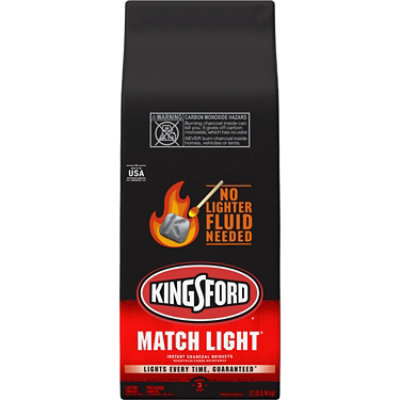 Match Light Instant Barbecue Charcoal Briquettes Grilling - 12 Lbs - Albertsons