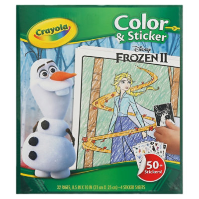 Crayola Color & Sticker Book Frozen - Each - Image 3