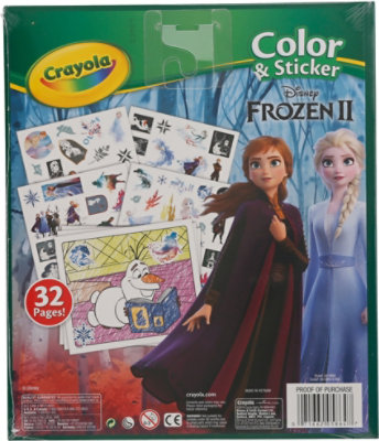 Crayola Color & Sticker Book Frozen - Each - Image 4