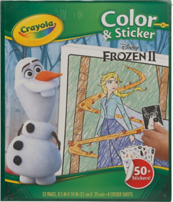 Crayola Color & Sticker Book Frozen - Each - Image 2