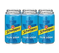 Schweppes Club Soda - 6-7.5 Fl. Oz.