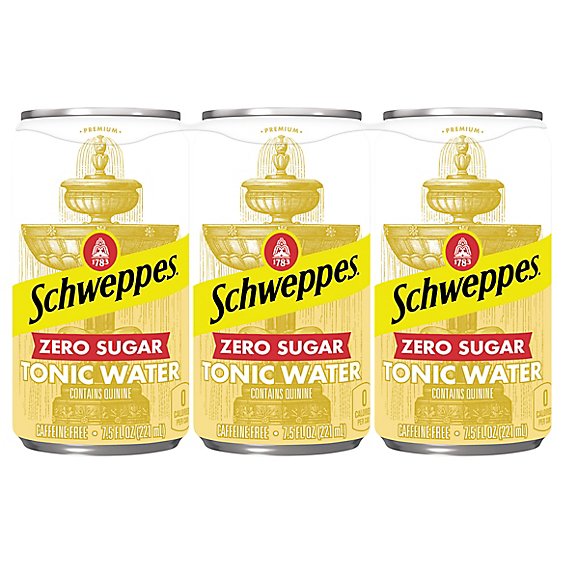 Schweppes Diet Tonic - 6-7.5 Fl. Oz.