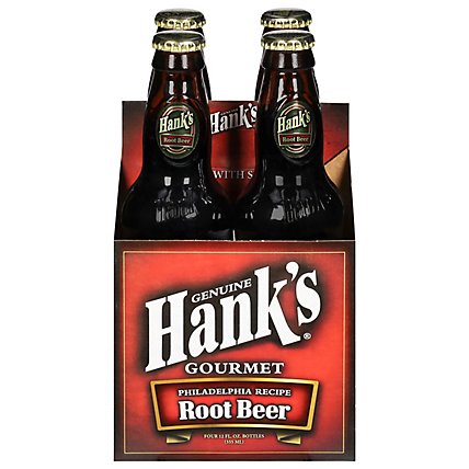 Hanks Soda Premium Root Beer Bottles - 4-12 Fl. Oz. - Image 1
