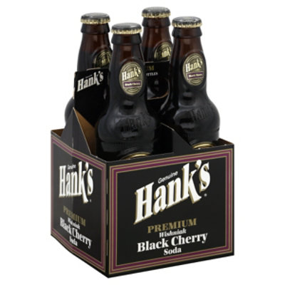 Hanks Soda Premium Wishniak Black Cherry Bottles - 4-12 Fl. Oz. - Image 1