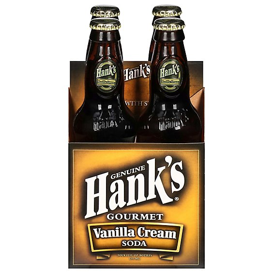 Hanks Soda Vanilla Cream 4pk - 48 Fl. Oz.