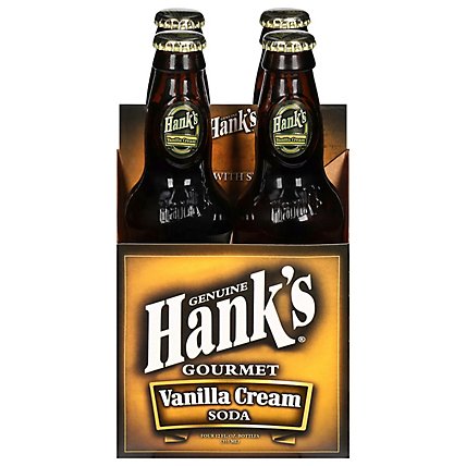 Hanks Soda Vanilla Cream 4pk - 48 Fl. Oz. - Image 1