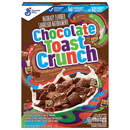 Toast Crunch Cereal Chocolate - 12.4 Oz - Image 1