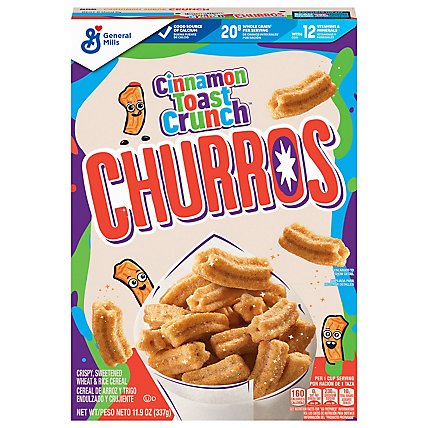 Toast Crunch Cereal Cinnamon Churros - 11.9 Oz - Image 2