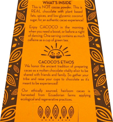 Cacoco 65% Golden Dk Drinking Chocolate - 7.05 Oz - Image 3