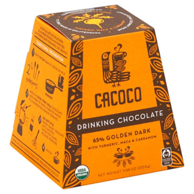 Cacoco 65% Golden Dk Drinking Chocolate - 7.05 Oz - Image 1