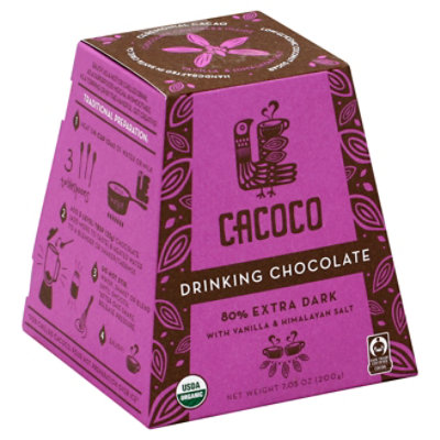 Cacoco 80% Extra Dk Drinking Chocolate - 7.05 Oz - Image 1