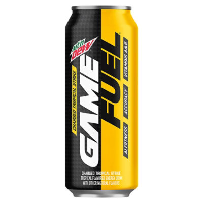 Mountain Dew Game Fuel Sparkling Juice Charged Tropical Strike - 16 Fl. Oz. - Image 3