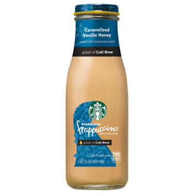 Starbucks Frappuccino Coffee Drink Chilled Caramelized Vanilla Honey - 13.7 Fl. Oz.