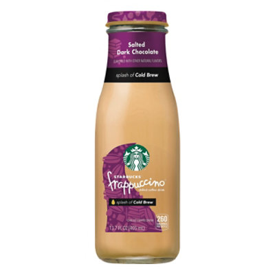 Starbucks Frappuccino Coffee Drink Chilled Salted Dark Chocolate - 13.7 Fl. Oz.