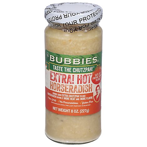 Bubbies Horseradish Extra Hot - 8.5 Oz