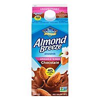 Blue Diamond Almond Breeze Unsweet Chocolate - 64 Fl. Oz. - Image 1