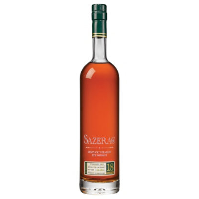 Sazerac Rye 18 Year - 750 Ml (limited quantities may be available in store) - Image 1