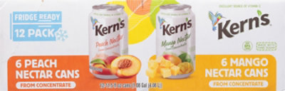 Kerns Nectar Mango Peach Fridge Pack - 12-11.5 Fl. Oz. - Image 6