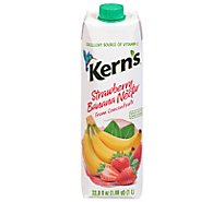Kerns Strawberry Banana Nectar - 33.8 Fl. Oz.