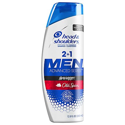 Head & Shoulders Advanced Series Men Shampoo + Conditioner 2in1 Old Spice Swagger - 12.8 Fl. Oz. - Image 3