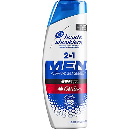 Head & Shoulders Advanced Series Men Shampoo + Conditioner 2in1 Old Spice Swagger - 12.8 Fl. Oz. - Image 2