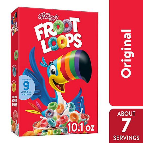 Froot Loops Fruit Flavored Breakfast Cereal Original - 10.1 Oz
