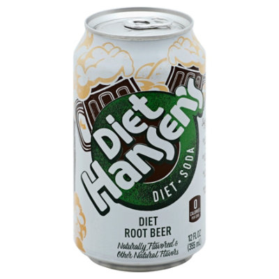 Hansens Diet Root Beer - 6-12 Fl. Oz.
