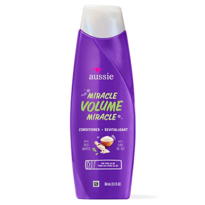 Aussie Miracle Volume Paraben Free Conditioner with Plum & Bamboo for Fine Hair - 12.1 Fl. Oz. - Image 8