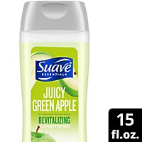 Suave Essentials Conditioner Revitalizing Juicy Green Apple - 15 Fl. Oz. - Image 1