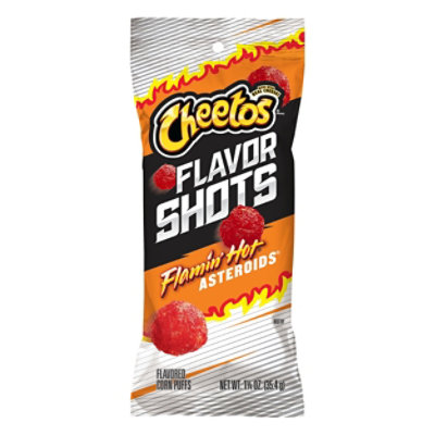 CHEETOS Flamin Hot Cheese Flavored Snacks Flavor Shots Asteroids - 1.25 Oz - Image 3