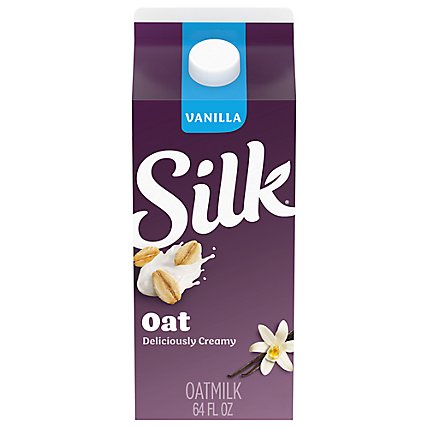 Silk Vanilla Oat Milk - 64 Fl. Oz. - Image 1