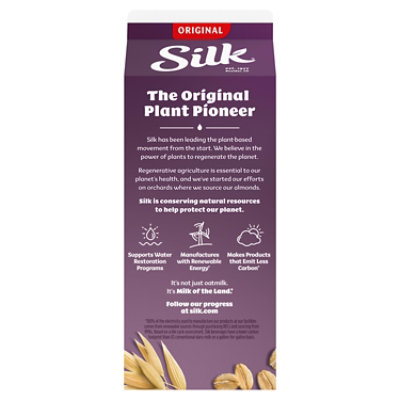 Silk Original Oat Milk - 64 Fl. Oz. - Image 2