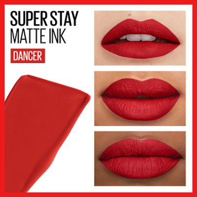 Maybelline Super Stay Matte Ink City Edition Liquid Lipstick Makeup Dancer - 0.17 Fl. Oz. - Image 2