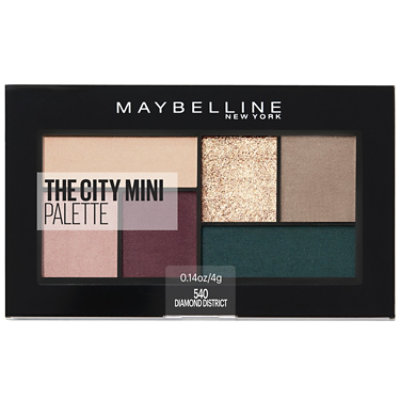 Maybelline The City Mini Eyeshadow Palette Makeup Diamond District - 0.14 Oz - Image 1