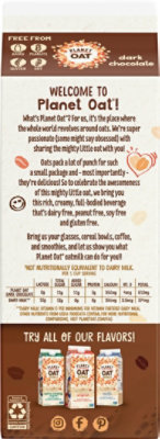 Planet Oat Dark Chocolate Oatmilk - 52 Oz - Image 6