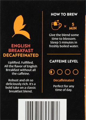 Choice Organic Teas Black Tea Organic Decaffeinated English Breakfast 16 Count - 1.1 Oz - Image 5