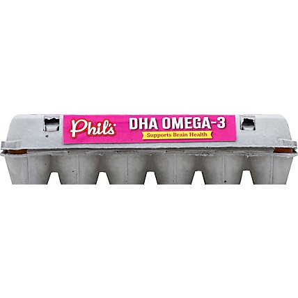 Phils Non Gmo Om3 Dha Brown Eggs - 12 Count - Image 2