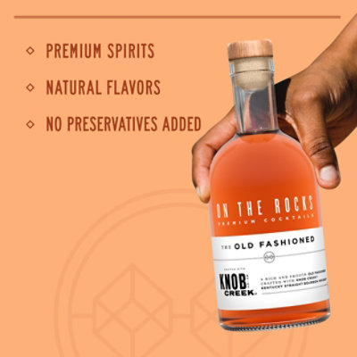 On The Rocks Knob Creek Old Fashioned Ready to Drink Cocktail - 375 Ml - Image 2