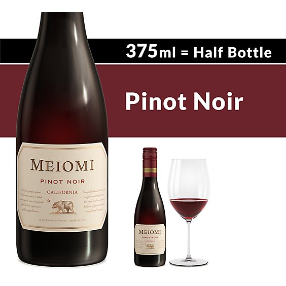 Meiomi Pinot Noir Red Wine - 375 Ml