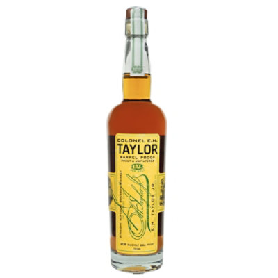 Colonel E.H. Taylor Barrel Proof Straight Kentucky Bourbon Whiskey Variable Proof - 750 Ml (limited quantities may be available in store) - Image 1